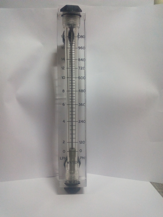 Water Rota meter in Flow Range of 0-1080 LPH in Rear Connection