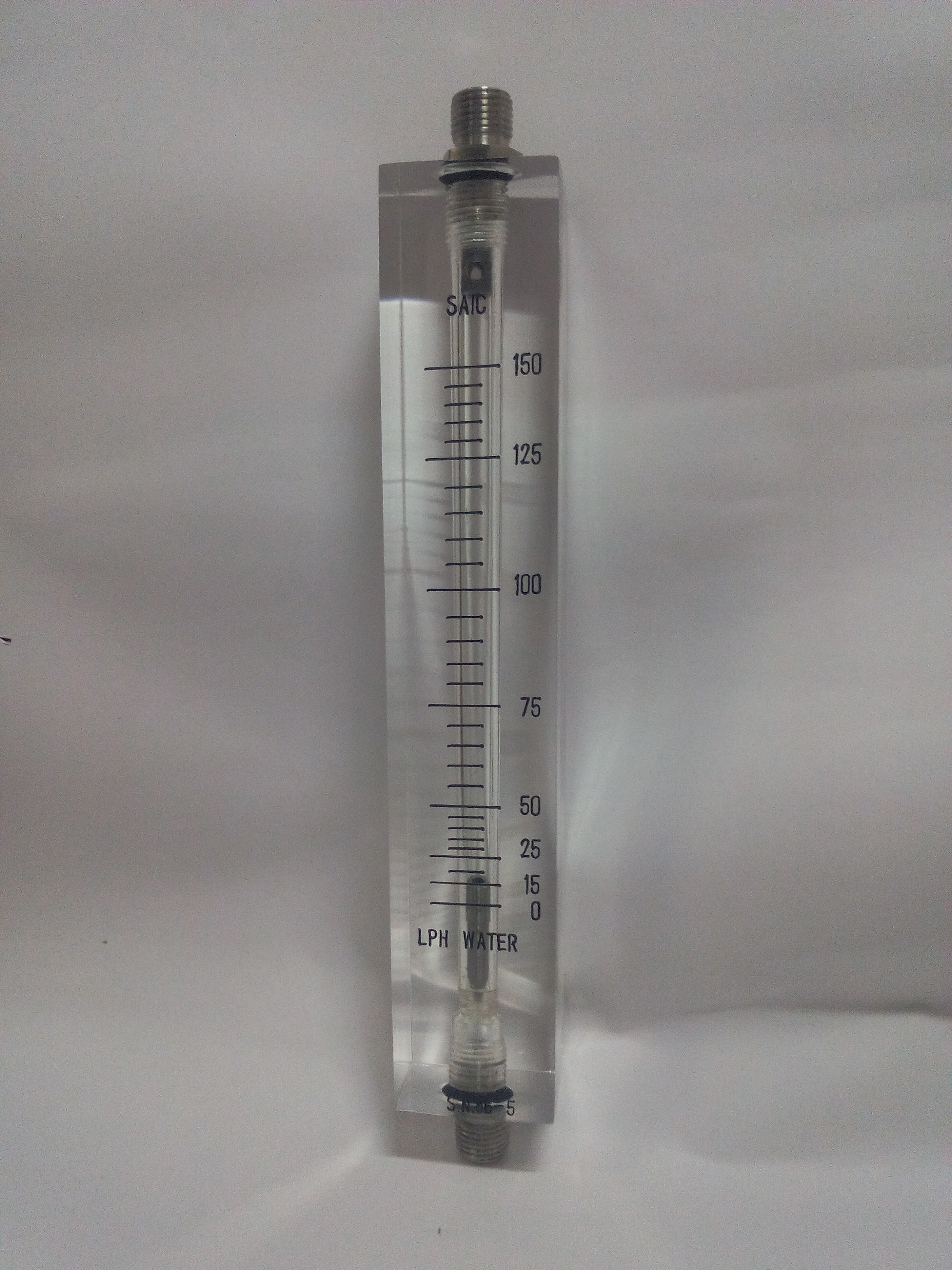 Water Rota meter in Flow Range of 0-150 LPH 