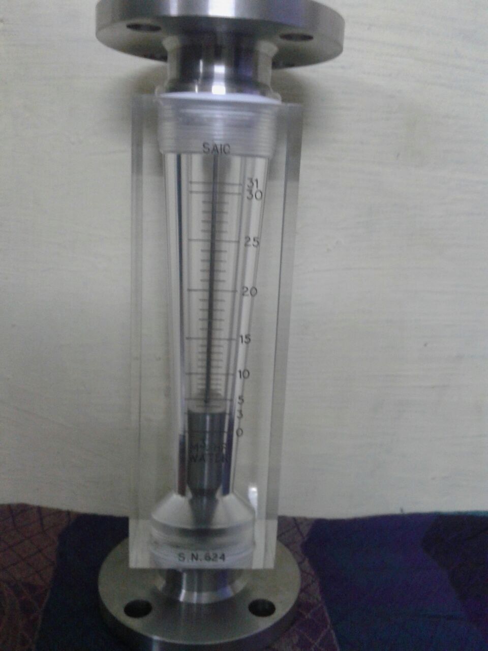 Water Rotameter with Flange Connection in Flow Range 0-31000 LPH