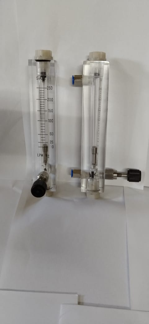 Nitrogen Rotameter in Flow Range 0-250 LPM