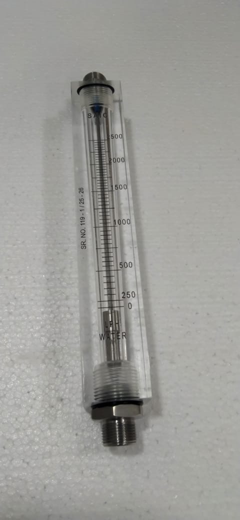 Water Rota meter in Flow Range of 0-2500 LPH for water