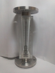 Acrylic Body Rotameter in Flange Connection for 0-20000 LPH